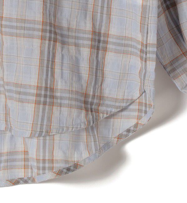 SHIPS Colors 「《予約》SHIPS Colors:〈手洗い可能〉シアー チェック シャツ◆」|シャツ・ブラウス|