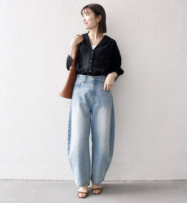 SHIPS any「《予約》SHIPS any:〈手洗い可能〉オープン カラー ポケット シャツ」|シャツ・ブラウス|