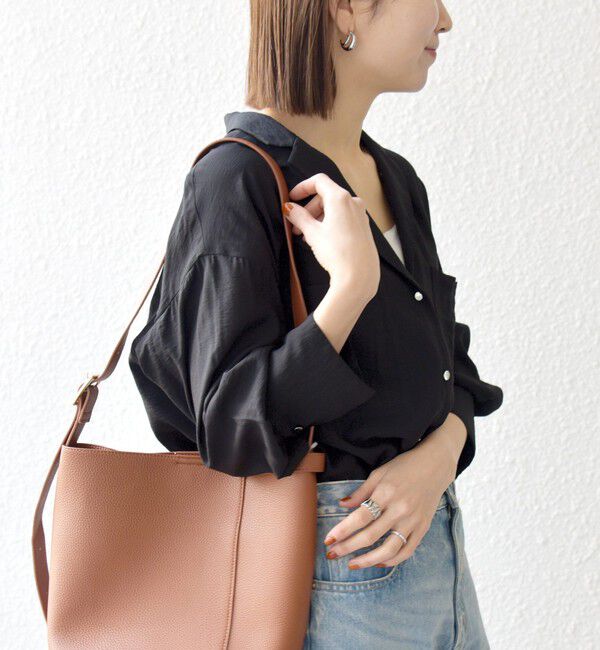 SHIPS any「《予約》SHIPS any:〈手洗い可能〉オープン カラー ポケット シャツ」|シャツ・ブラウス|