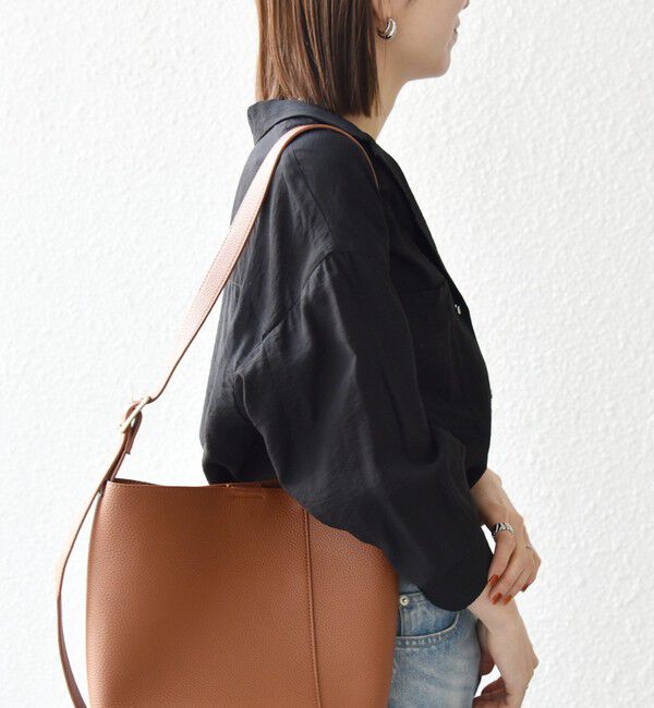 SHIPS any「《予約》SHIPS any:〈手洗い可能〉オープン カラー ポケット シャツ」|シャツ・ブラウス|