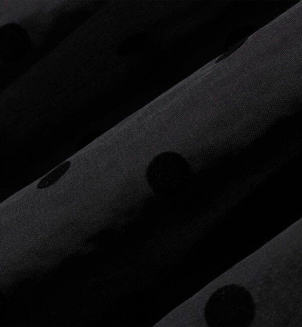 SHIPS Colors 「《予約》SHIPS Colors:〈手洗い可能〉シアー フロッキー ドット フレア スカート◆」|フレア|