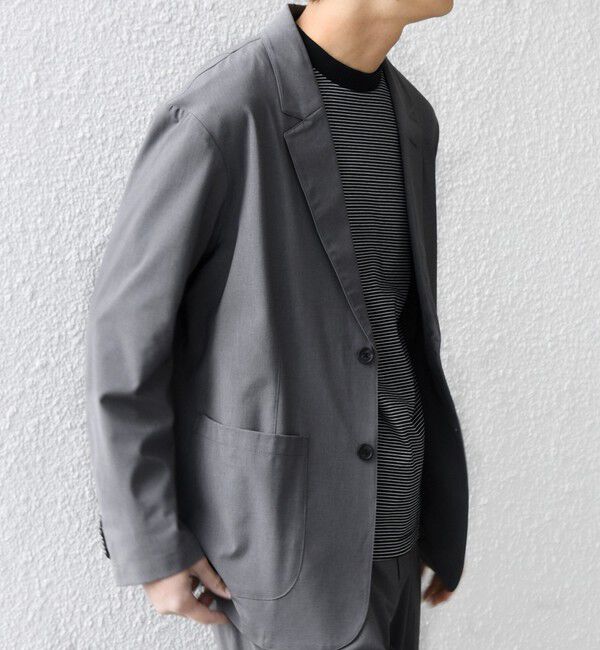 SHIPS any「SHIPS any:〈吸水速乾〉Rapidry ポケット テーラード ジャケット(セットアップ対応) 26SS◆」|テーラードジャケット|