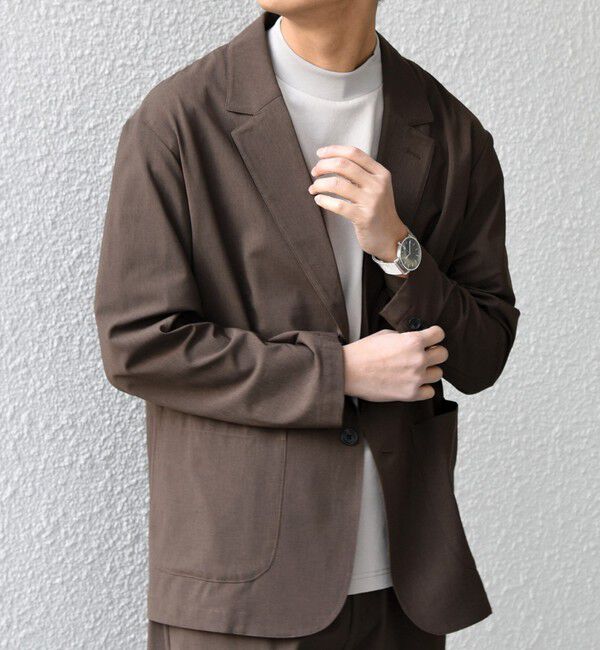 SHIPS any「SHIPS any:〈吸水速乾〉Rapidry ポケット テーラード ジャケット(セットアップ対応) 26SS◆」|テーラードジャケット|