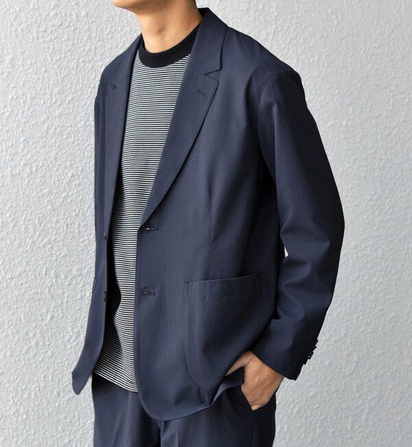 SHIPS any「SHIPS any:〈吸水速乾〉Rapidry ポケット テーラード ジャケット(セットアップ対応) 26SS◆」|テーラードジャケット|