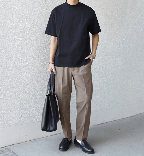 SHIPS any「SHIPS any:〈吸水速乾〉Rapidry クリース アンクル テーパード イージーパンツ (セットアップ対応)26SS◆」|スラックス|