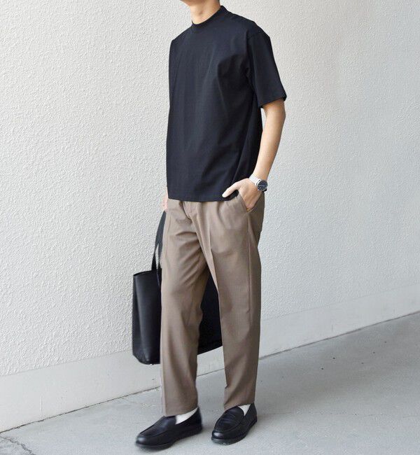 SHIPS any「SHIPS any:〈吸水速乾〉Rapidry クリース アンクル テーパード イージーパンツ (セットアップ対応)26SS◆」|スラックス|