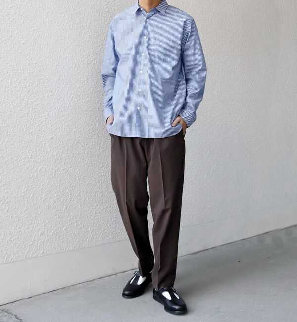 SHIPS any「SHIPS any:〈吸水速乾〉Rapidry クリース アンクル テーパード イージーパンツ (セットアップ対応)26SS◆」|スラックス|