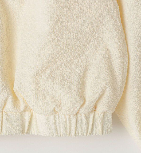 SHIPS KIDS「SHIPS KIDS:100～130cm / 〈UVカット〉ドライタッチ フリル ライト ブルゾン」|ブルゾン・スタジャン|