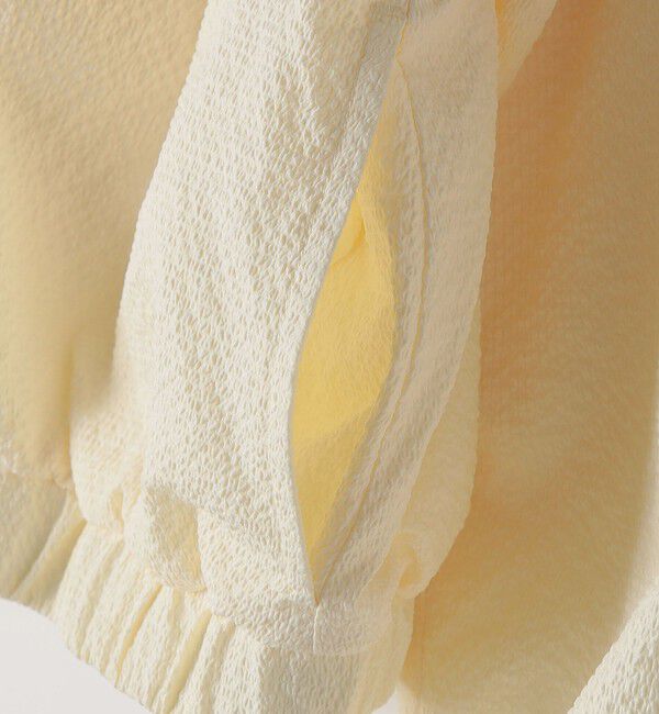 SHIPS KIDS「SHIPS KIDS:100～130cm / 〈UVカット〉ドライタッチ フリル ライト ブルゾン」|ブルゾン・スタジャン|