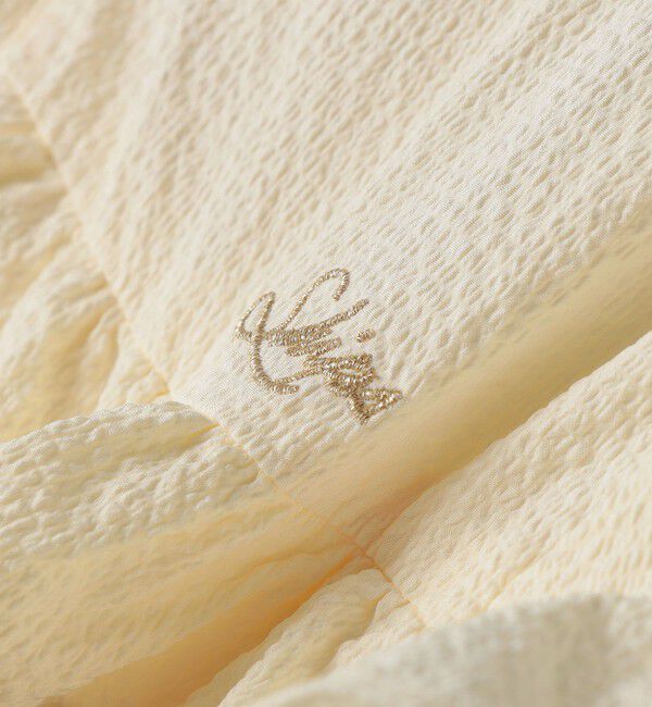 SHIPS KIDS「SHIPS KIDS:100～130cm / 〈UVカット〉ドライタッチ フリル ライト ブルゾン」|ブルゾン・スタジャン|