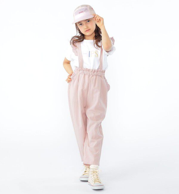 SHIPS KIDS「SHIPS KIDS:100～130cm / ショルダー レース ストラップ パンツ」|その他|