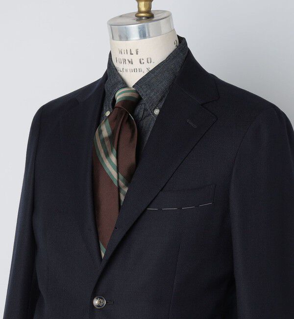 SHIPS「【SHIPS別注】TUDOR ROSES: シルク レップ レジメンタル ネクタイ」|ネクタイ・蝶ネクタイ|