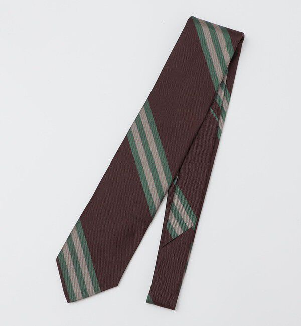 SHIPS「【SHIPS別注】TUDOR ROSES: シルク レップ レジメンタル ネクタイ」|ネクタイ・蝶ネクタイ|