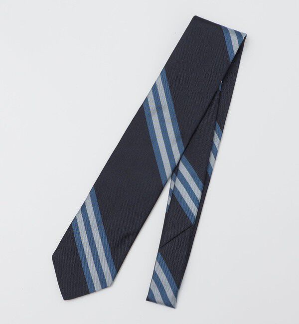 SHIPS「【SHIPS別注】TUDOR ROSES: シルク レップ レジメンタル ネクタイ」|ネクタイ・蝶ネクタイ|