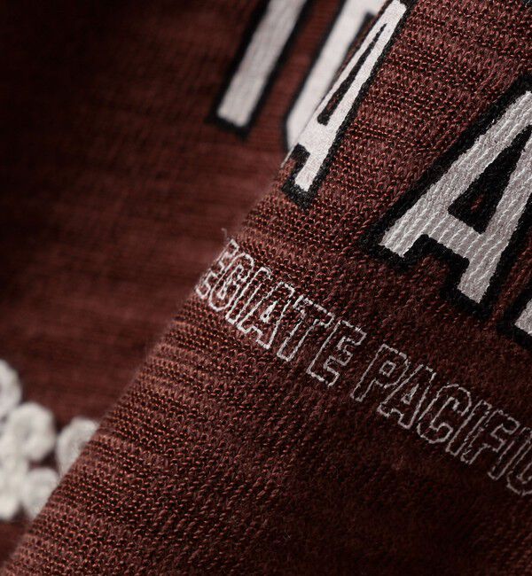 SHIPS any「Collegiate Pacific:〈洗濯機可能〉クロップド フットボール TEE」|Tシャツ・カットソー|