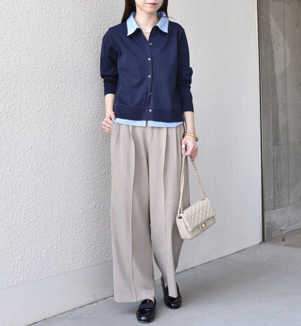 SHIPS Colors 「SHIPS Colors:〈手洗い可能〉シャツ レイヤード ライク カーディガン」|カーディガン|