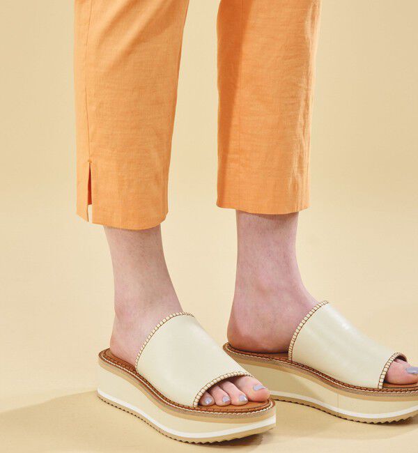 DES PRES「リネンナイロンストレッチ クロップドパンツ」|その他|