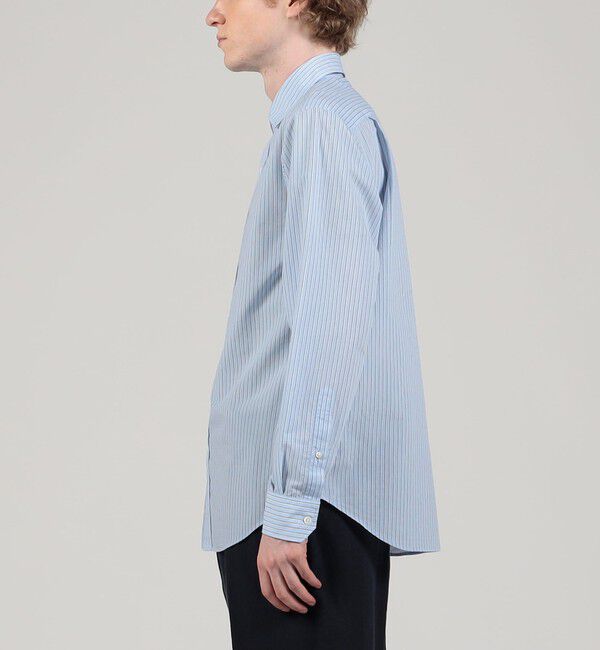 TOMORROWLAND MENS「コットンナイロンワッシャー セミワイドカラーシャツ」|シャツ・ブラウス|