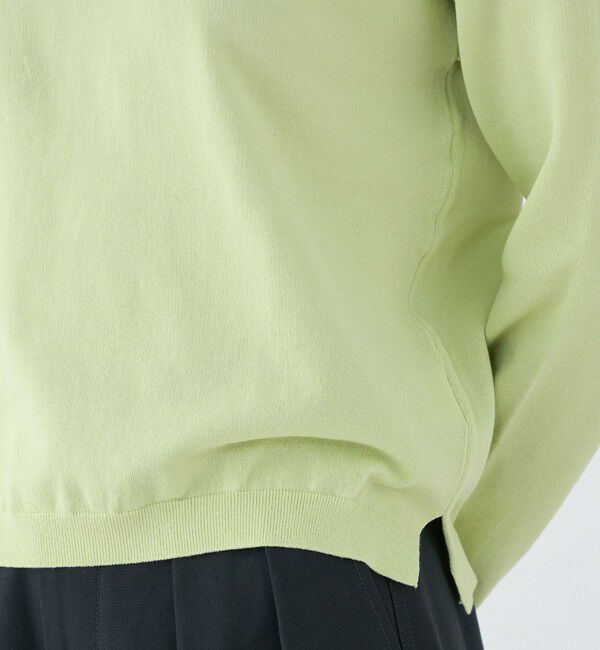 MACPHEE「ドライコットン クルーネックプルオーバー」|ニット・セーター|