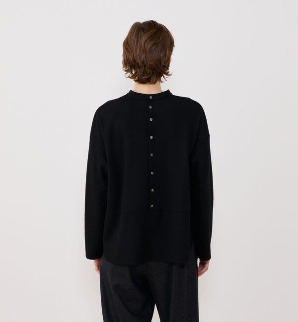 GALERIE VIE「ウールミルドスムース バックオープンシャツ」|シャツ・ブラウス|