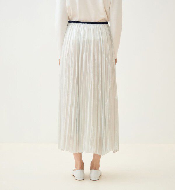 TOMORROWLAND collection「シルバーオーガンジー スイングプリーツスカート」|スカート|