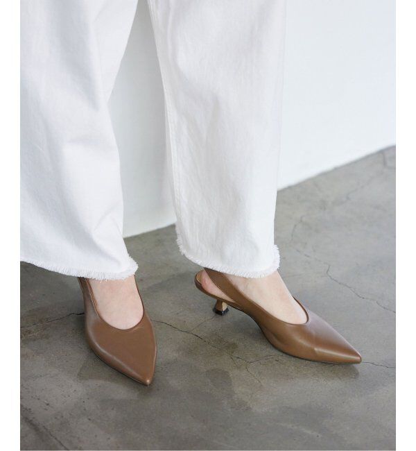 SLOBE IENA「《追加》SLOBE バッグスリングパンプス」|パンプス|