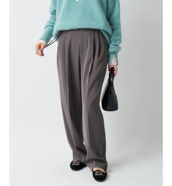 IENA「《追加2》サスペンダーツイルパンツ」|スラックス|