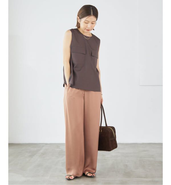 IENA「サテンイージーパンツ」|その他|