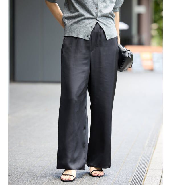 IENA「サテンイージーパンツ」|その他|