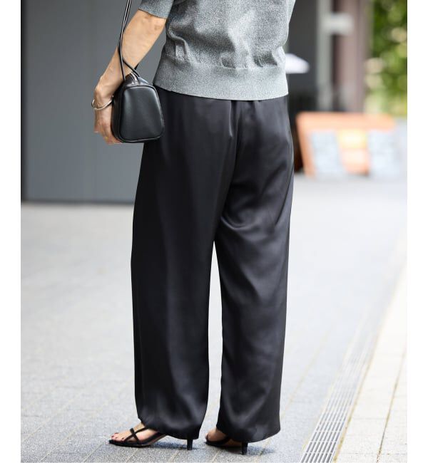 IENA「サテンイージーパンツ」|その他|