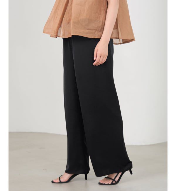 IENA「サテンイージーパンツ」|その他|