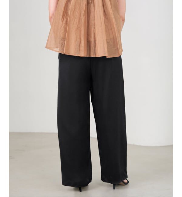 IENA「サテンイージーパンツ」|その他|