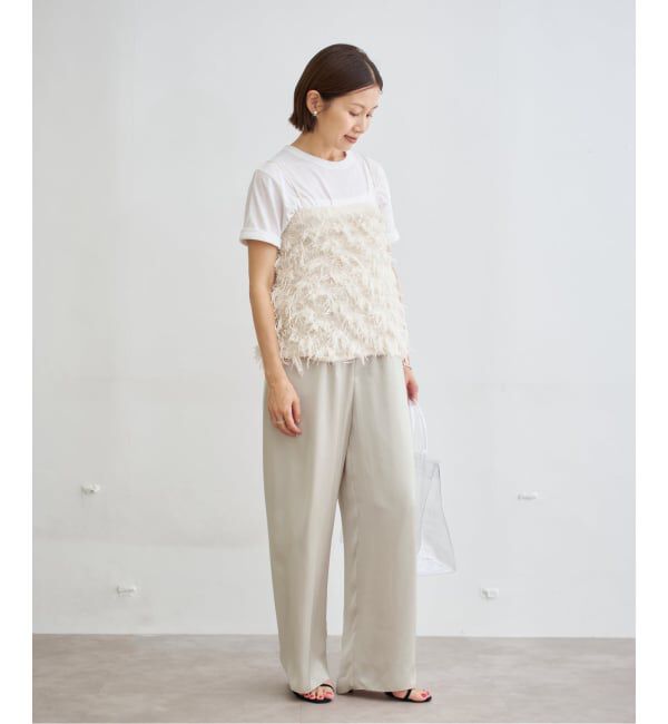 IENA「サテンイージーパンツ」|その他|