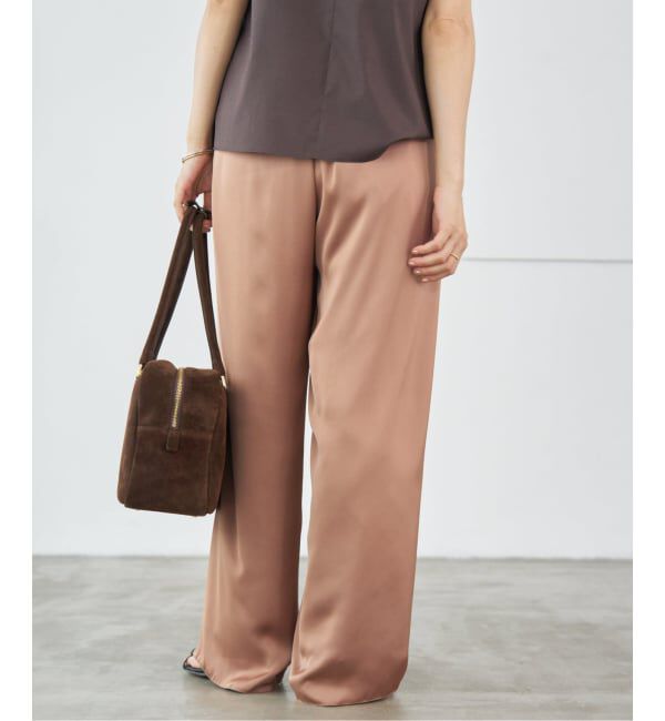 IENA「サテンイージーパンツ」|その他|