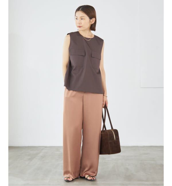 IENA「サテンイージーパンツ」|その他|