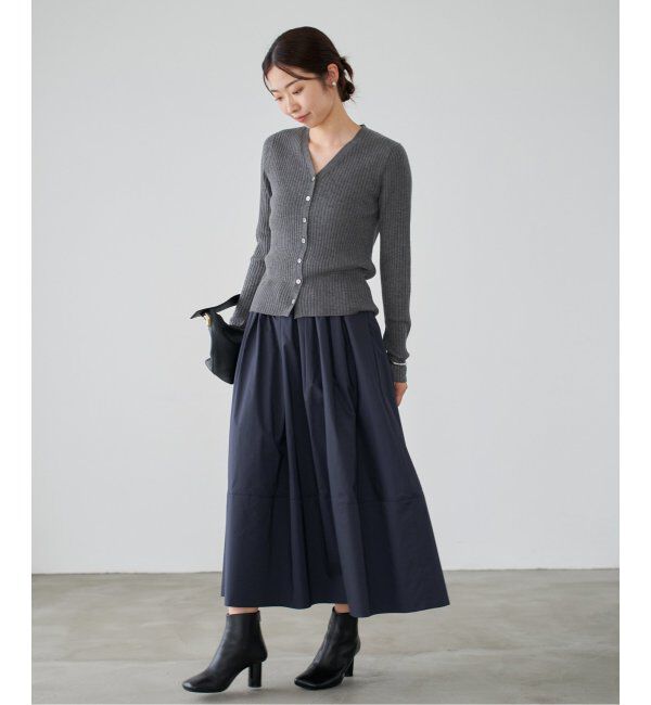 IENA「タフタトリミングスカート」|スカート|