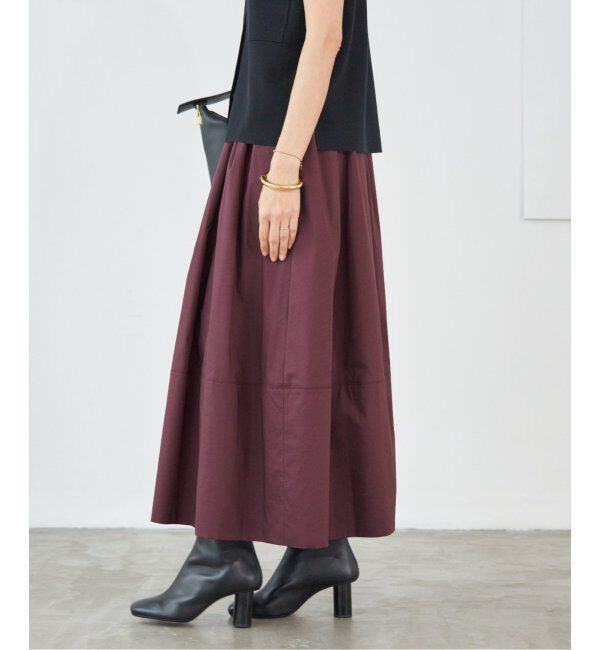 IENA「タフタトリミングスカート」|スカート|