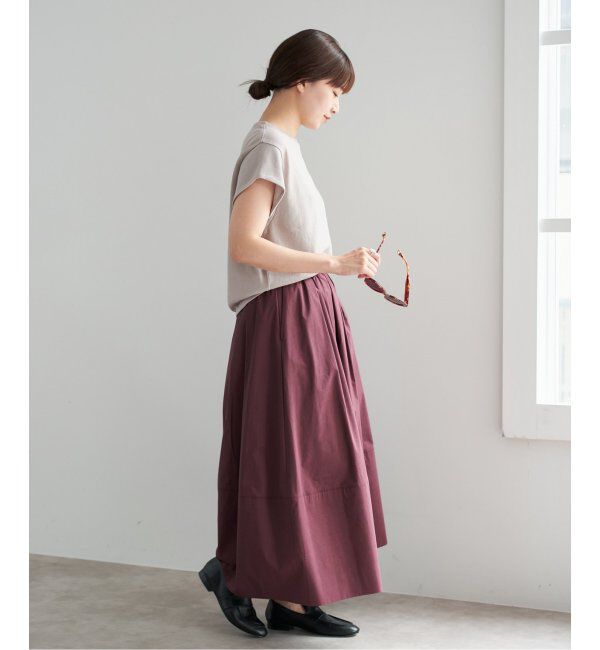 IENA「タフタトリミングスカート」|スカート|