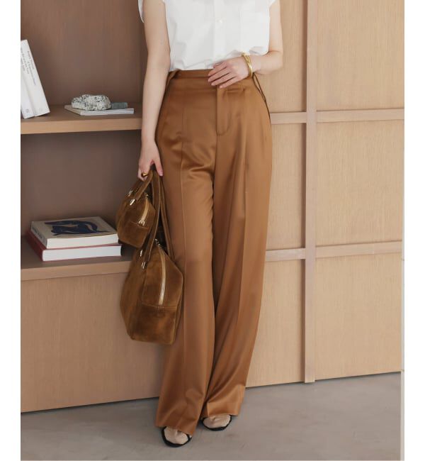 IENA「サスペンダーパンツ」|スラックス|