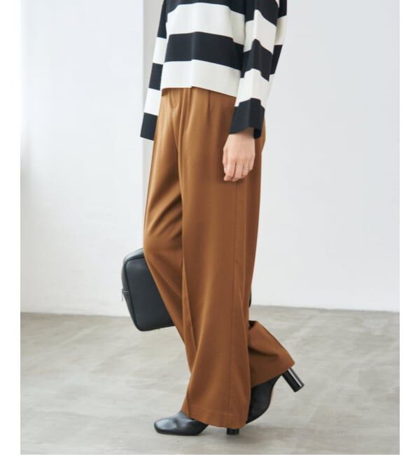 IENA「サスペンダーパンツ」|スラックス|