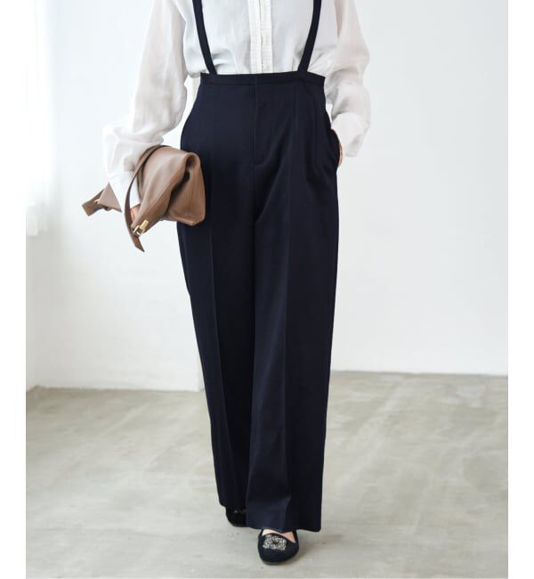 IENA「サスペンダーパンツ」|スラックス|