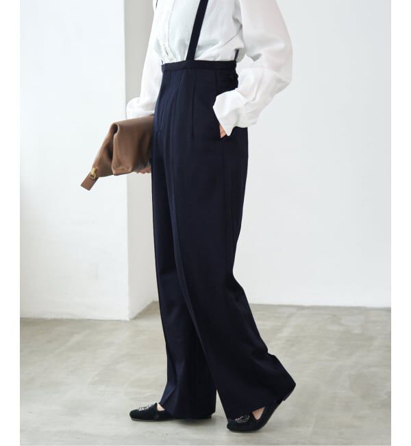 IENA「サスペンダーパンツ」|スラックス|