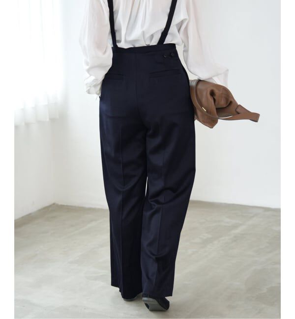 IENA「サスペンダーパンツ」|スラックス|