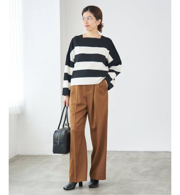 IENA「サスペンダーパンツ」|スラックス|