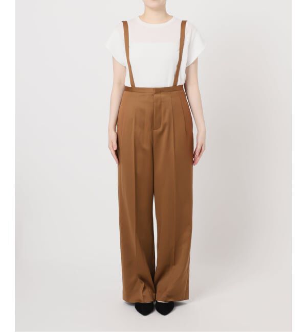 IENA「サスペンダーパンツ」|スラックス|