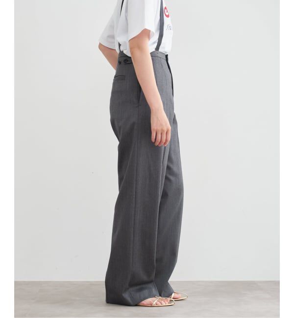 IENA「サスペンダーパンツ」|スラックス|