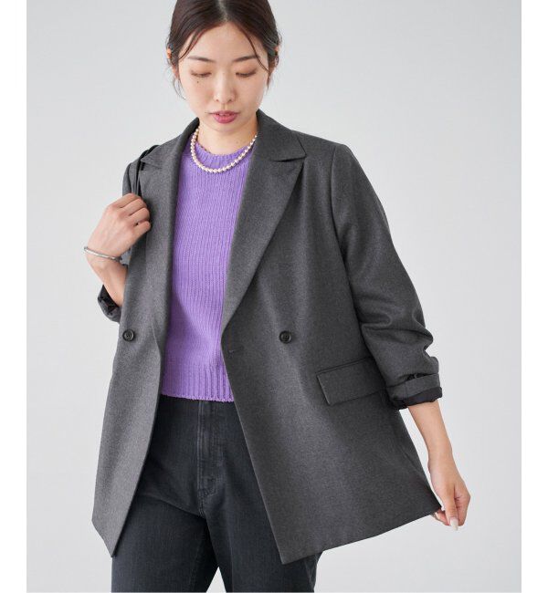 IENA「フラノジャケット」|その他|グレー