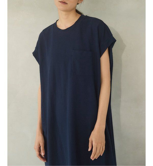 IENA「BLACK ポケットTドレス」|ワンピース|