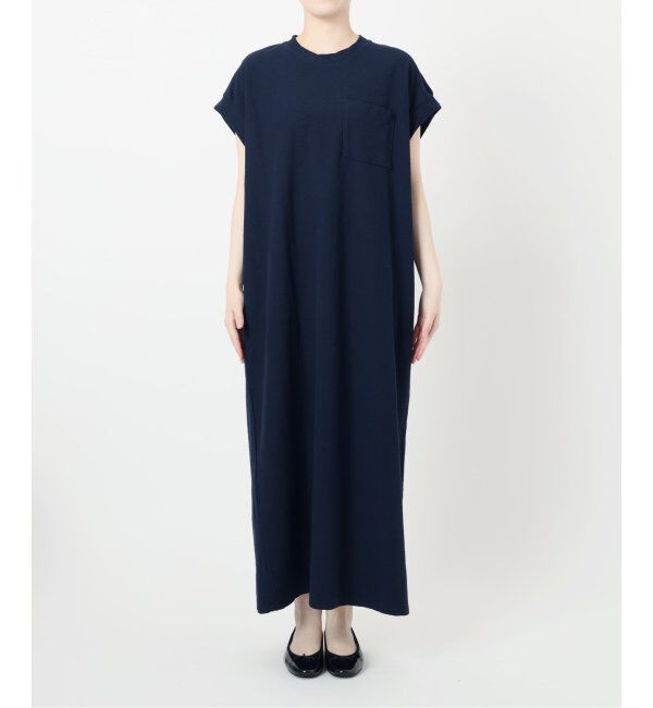 IENA「BLACK ポケットTドレス」|ワンピース|
