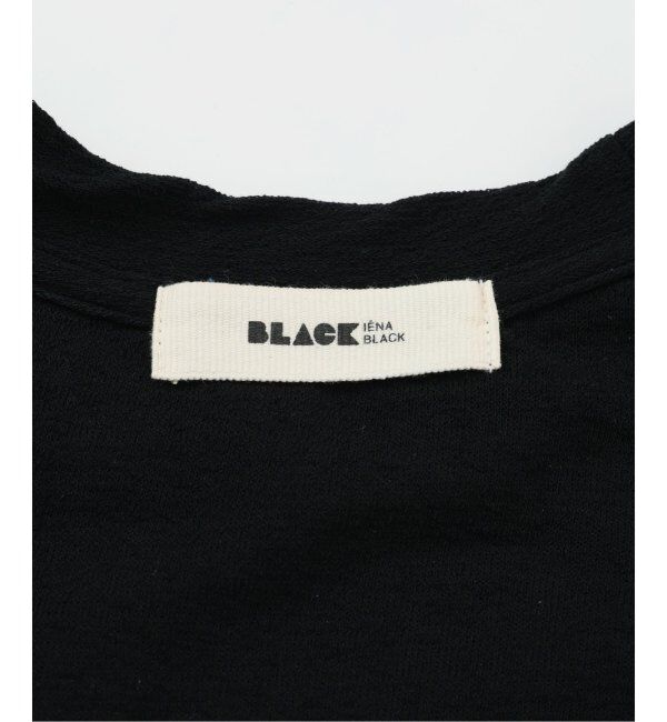 IENA「BLACK ポケットTドレス」|ワンピース|